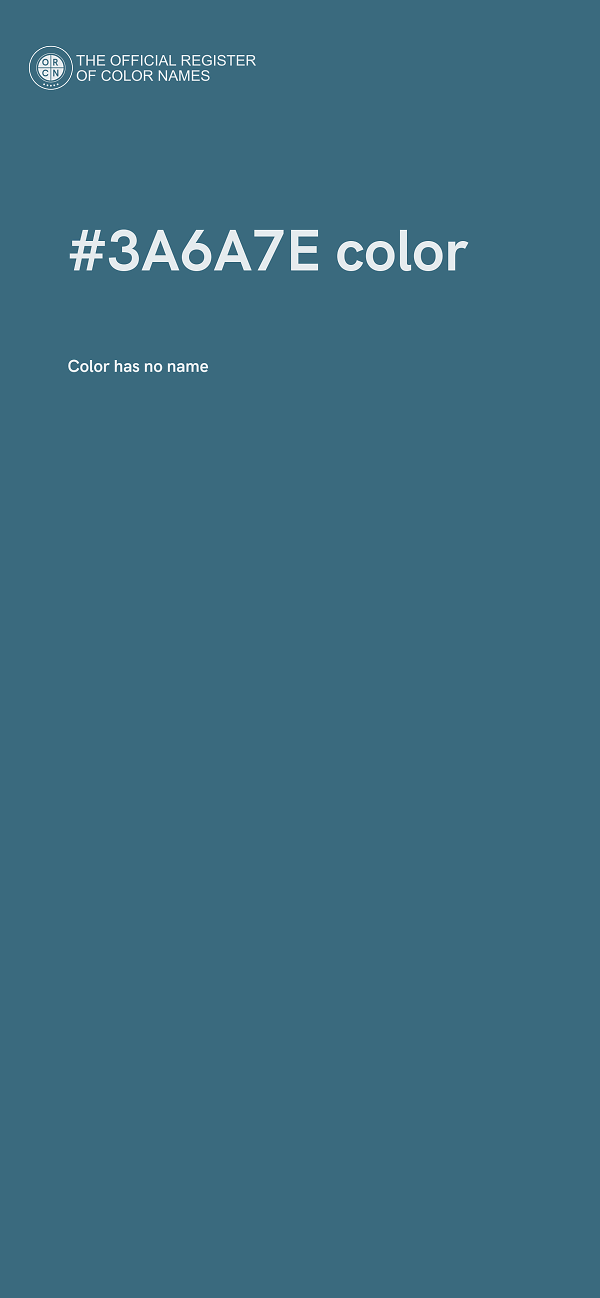 #3A6A7E color image