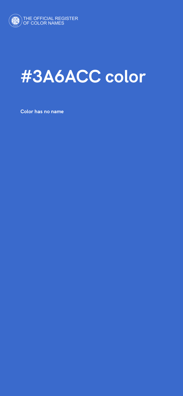 #3A6ACC color image