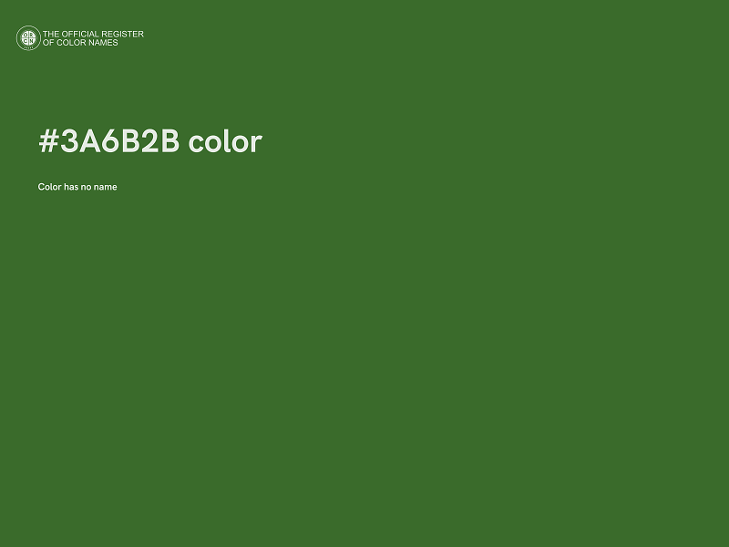 #3A6B2B color image