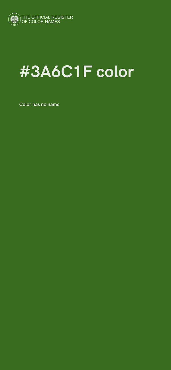 #3A6C1F color image