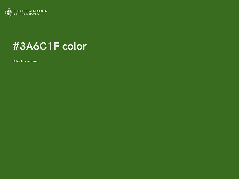 #3A6C1F color image