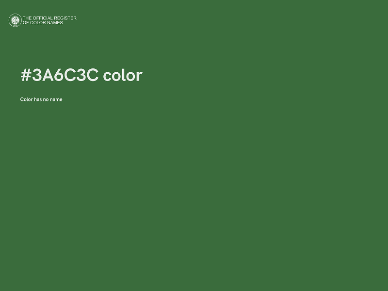#3A6C3C color image
