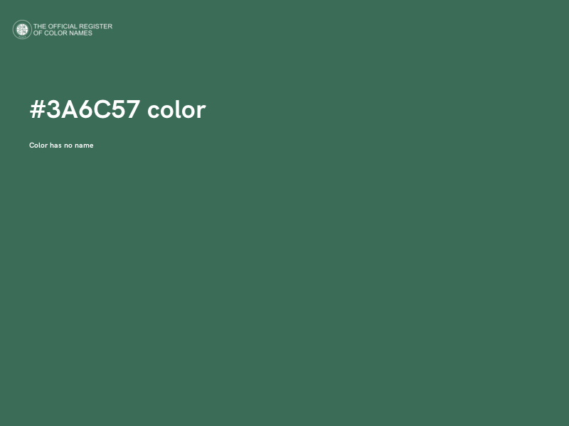 #3A6C57 color image