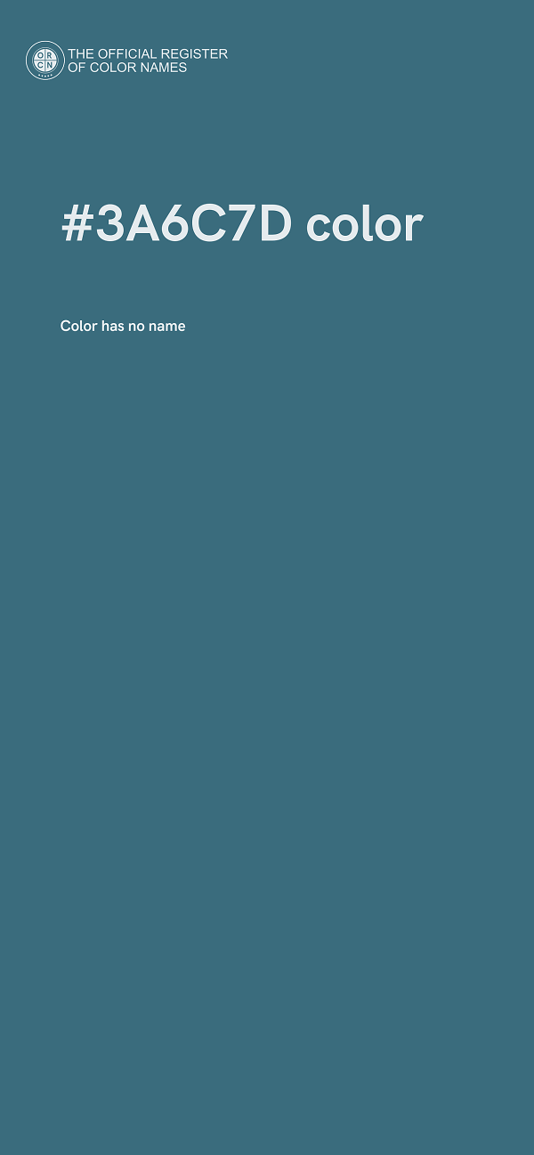 #3A6C7D color image
