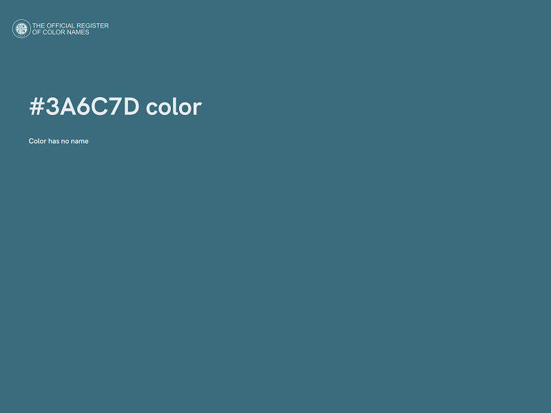 #3A6C7D color image