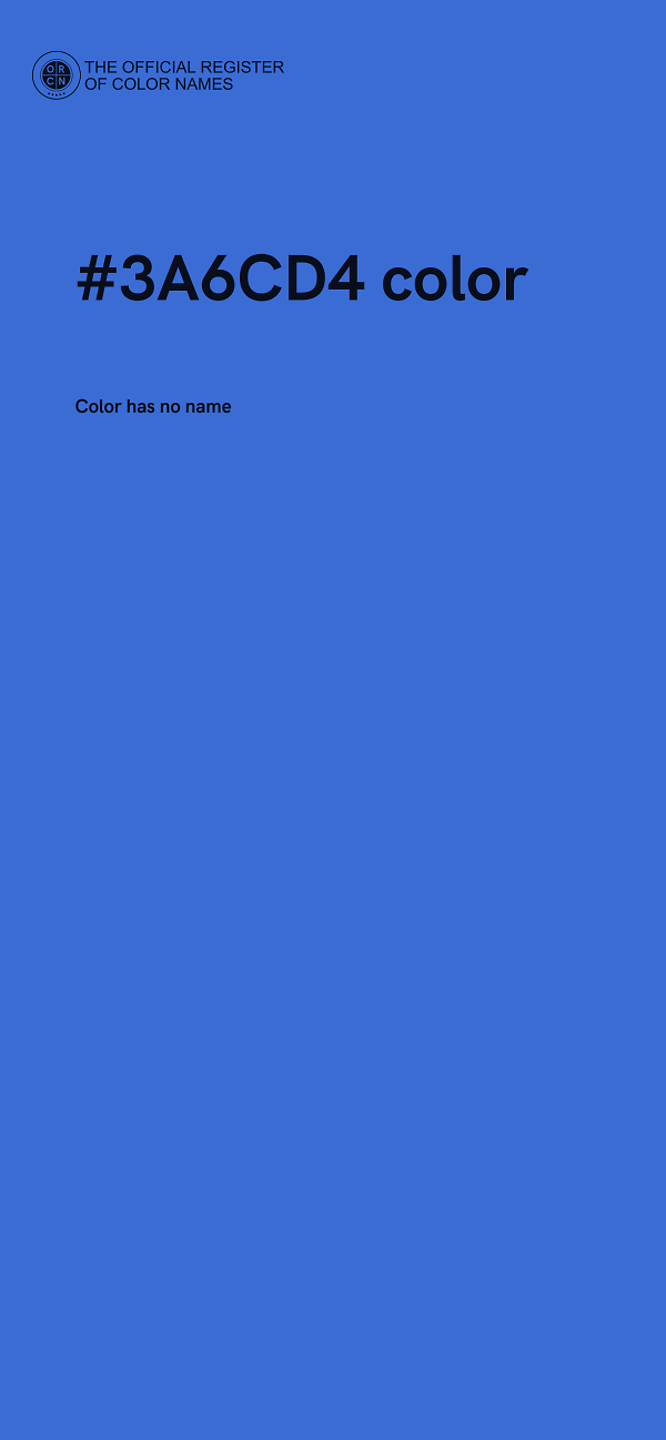 #3A6CD4 color image