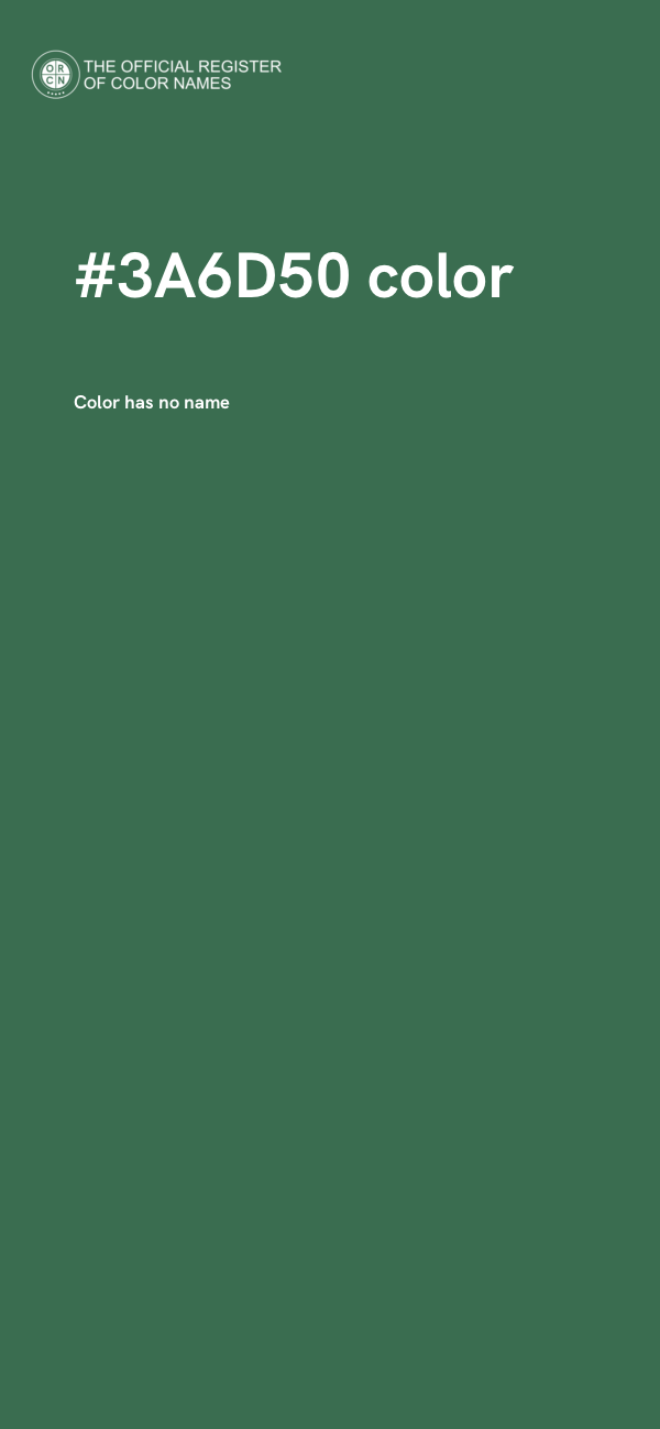 #3A6D50 color image