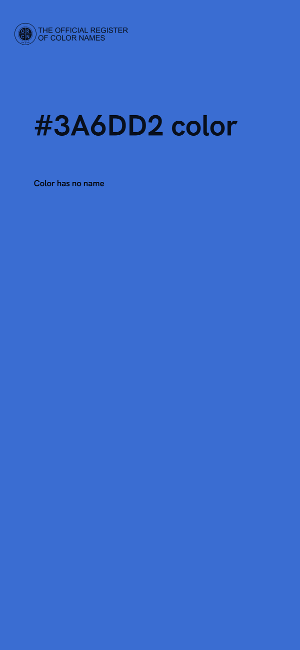 #3A6DD2 color image
