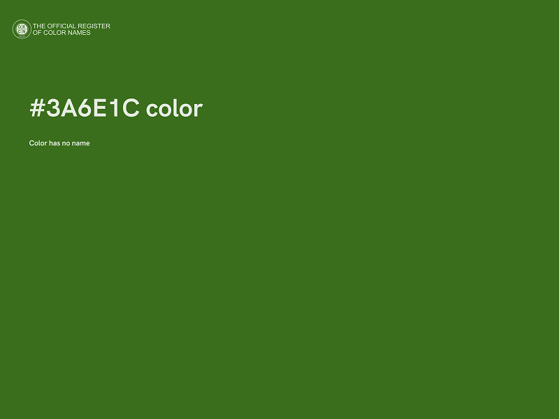 #3A6E1C color image