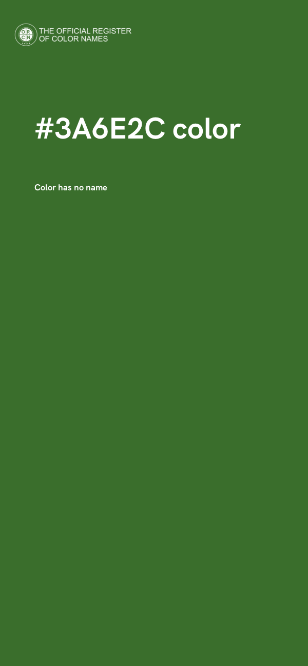 #3A6E2C color image