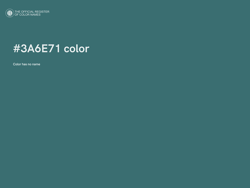 #3A6E71 color image