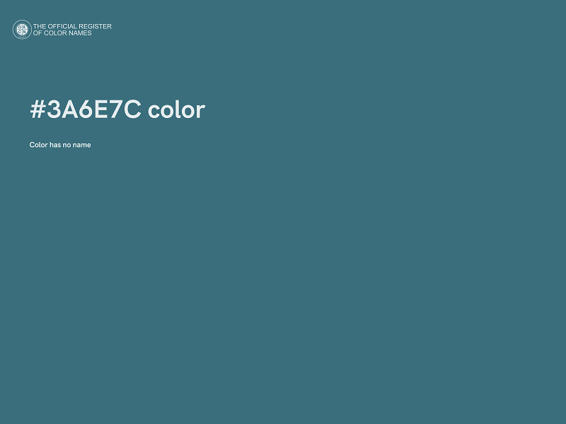 #3A6E7C color image