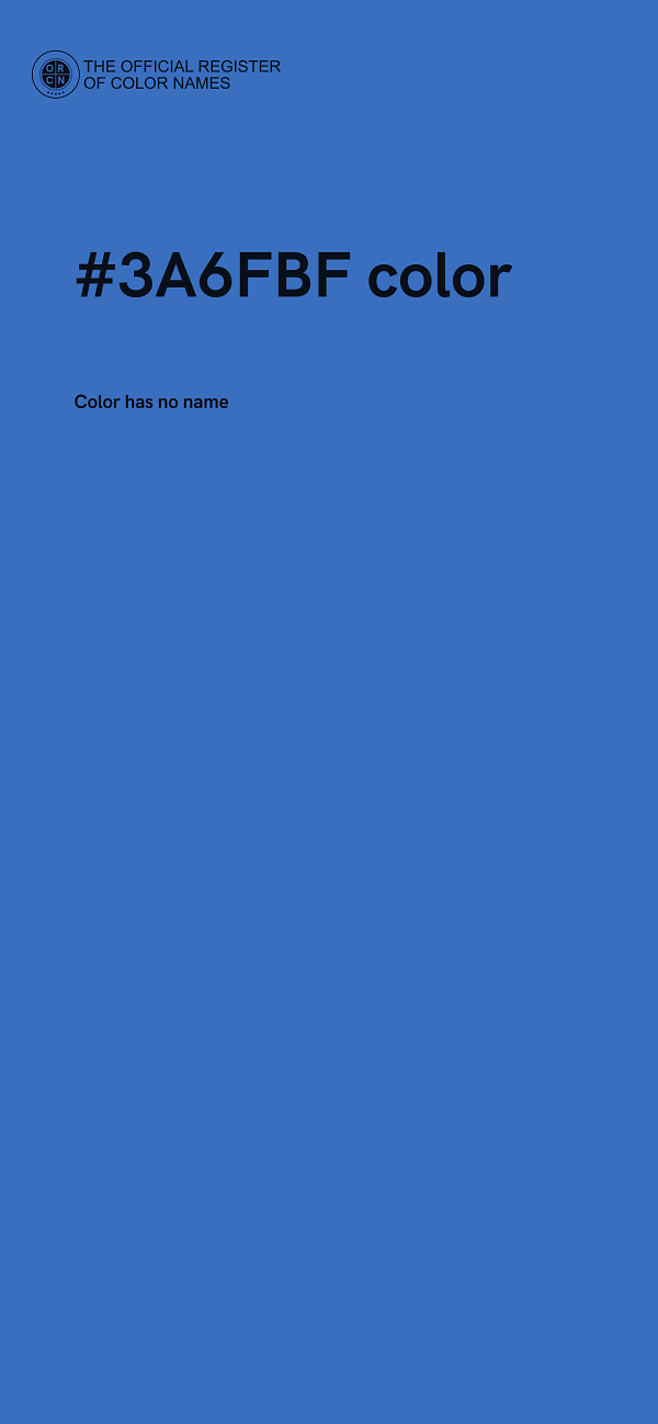 #3A6FBF color image