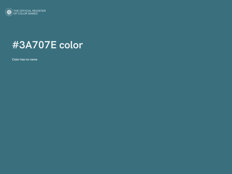 #3A707E color image