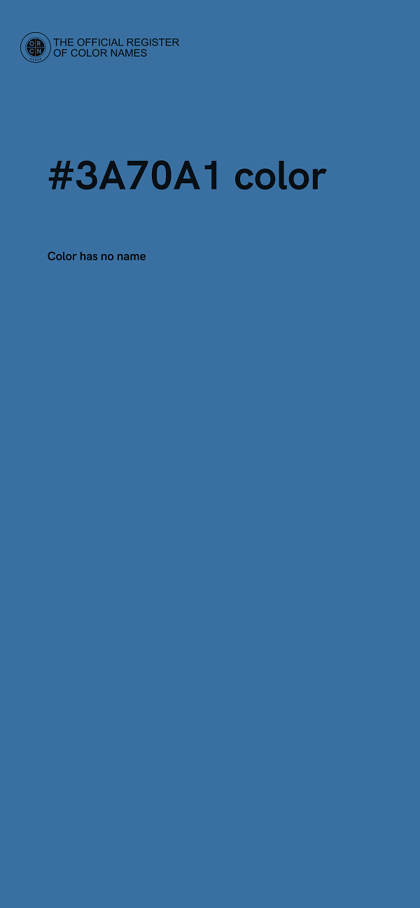 #3A70A1 color image
