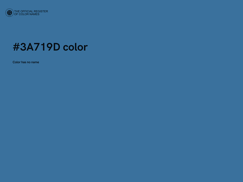 #3A719D color image