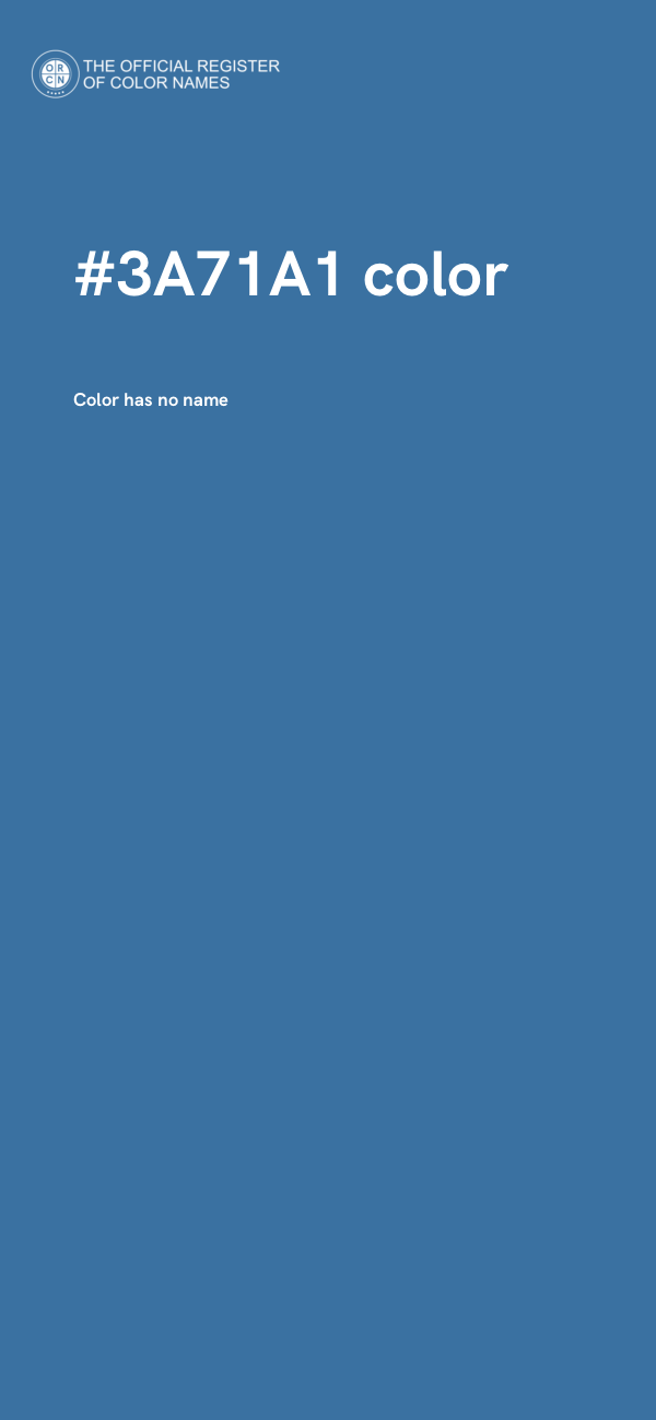 #3A71A1 color image