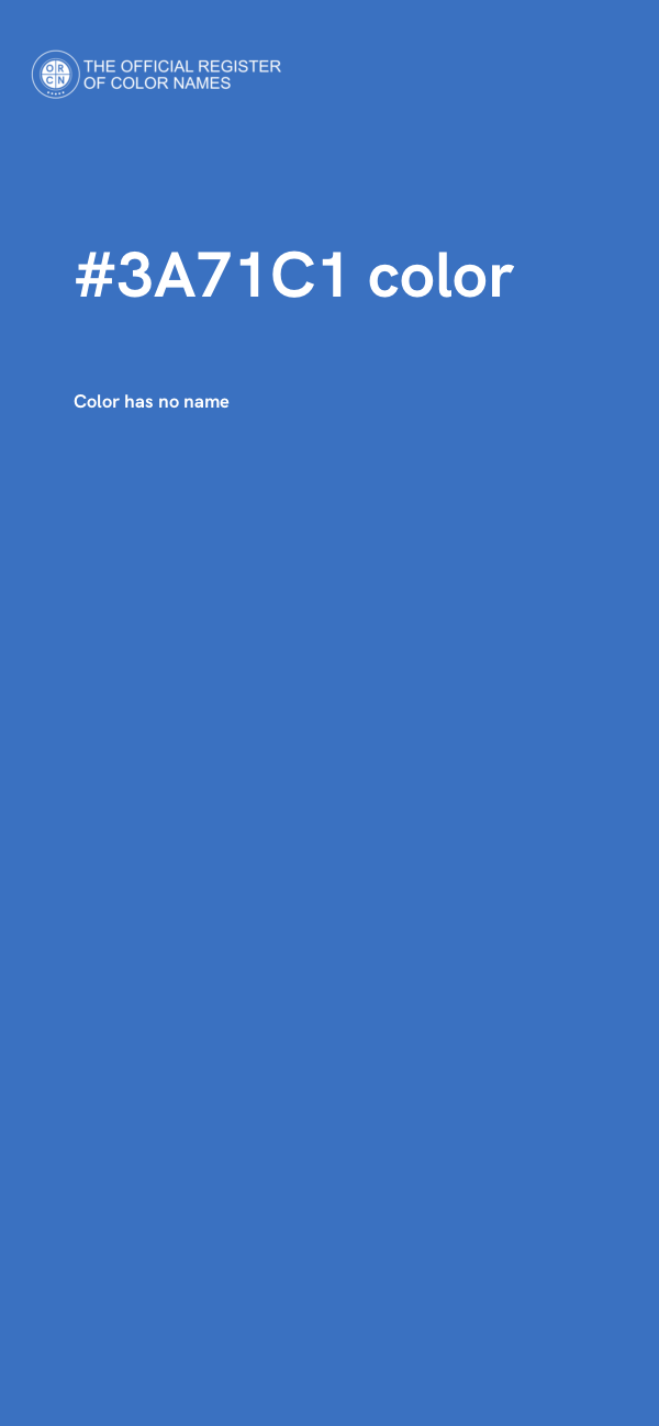 #3A71C1 color image
