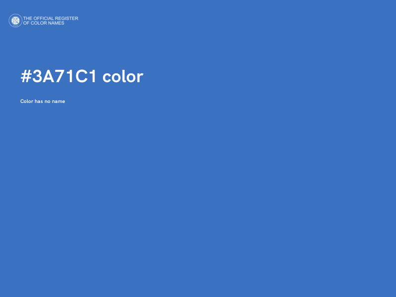 #3A71C1 color image