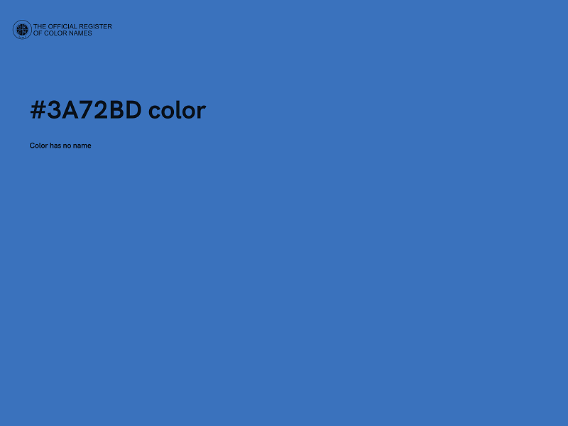 #3A72BD color image