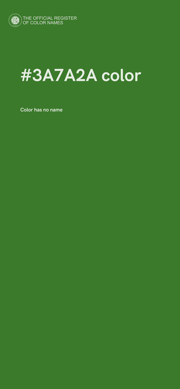 #3A7A2A color image