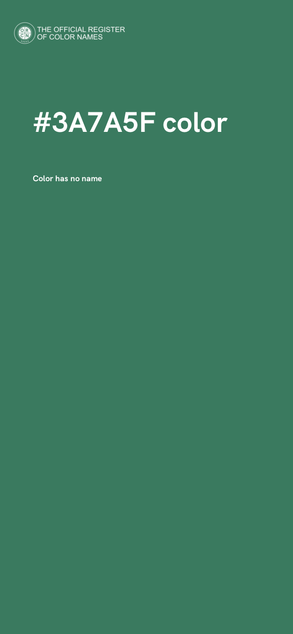 #3A7A5F color image