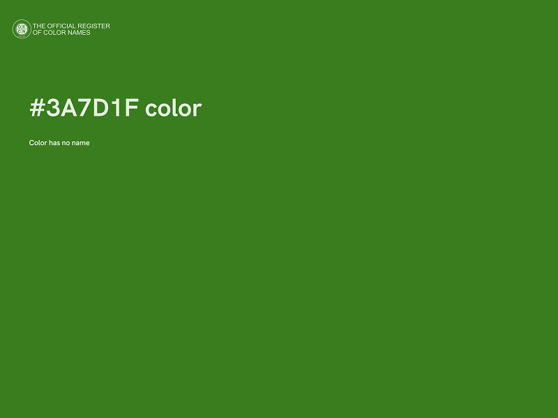 #3A7D1F color image