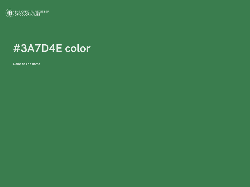 #3A7D4E color image