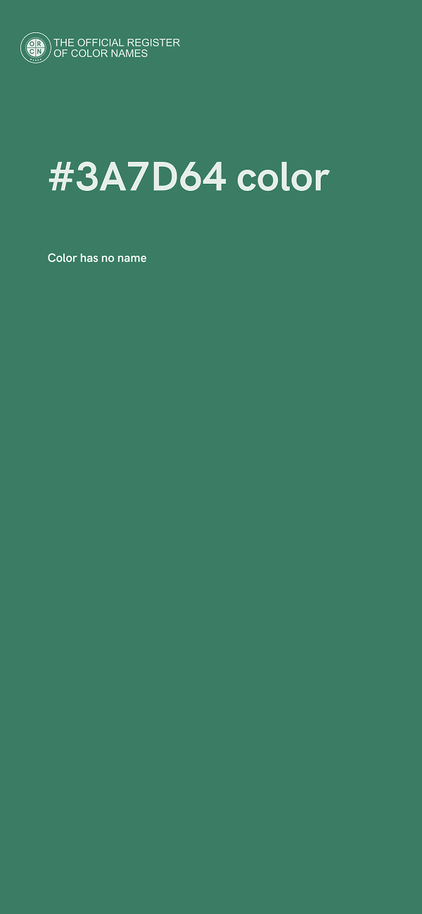 #3A7D64 color image