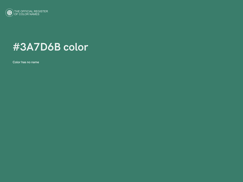 #3A7D6B color image