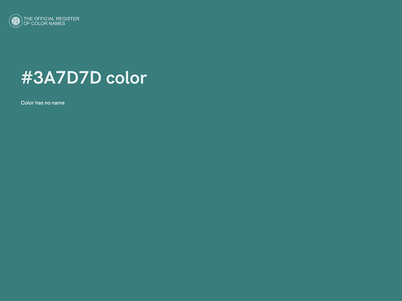 #3A7D7D color image