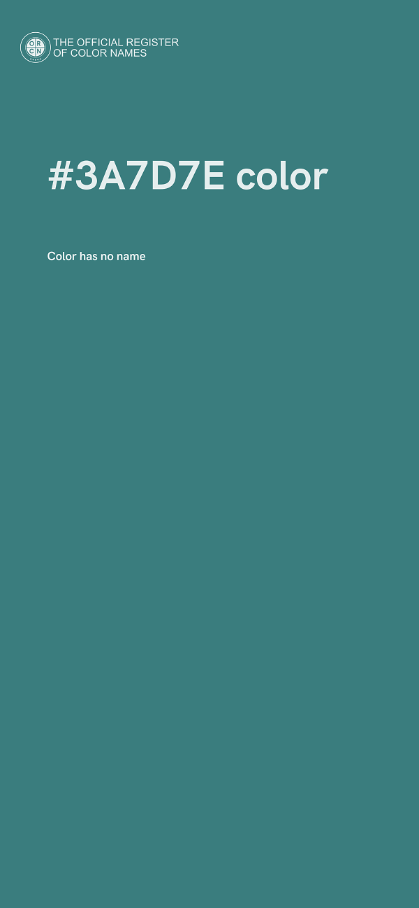 #3A7D7E color image