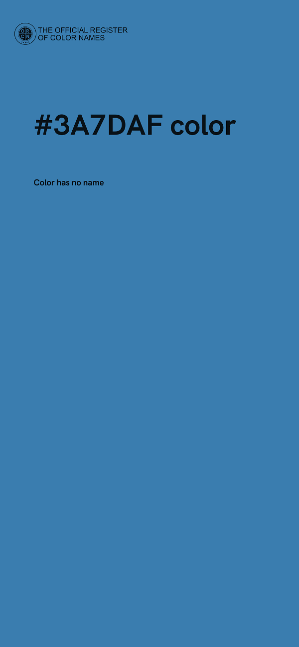 #3A7DAF color image