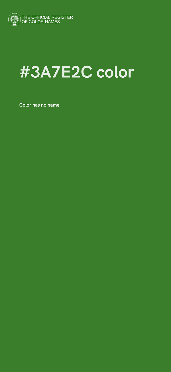 #3A7E2C color image