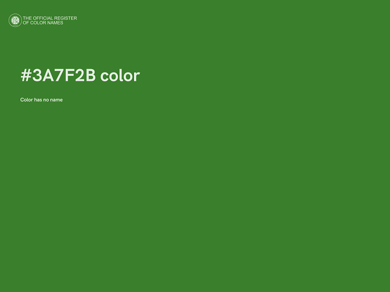 #3A7F2B color image