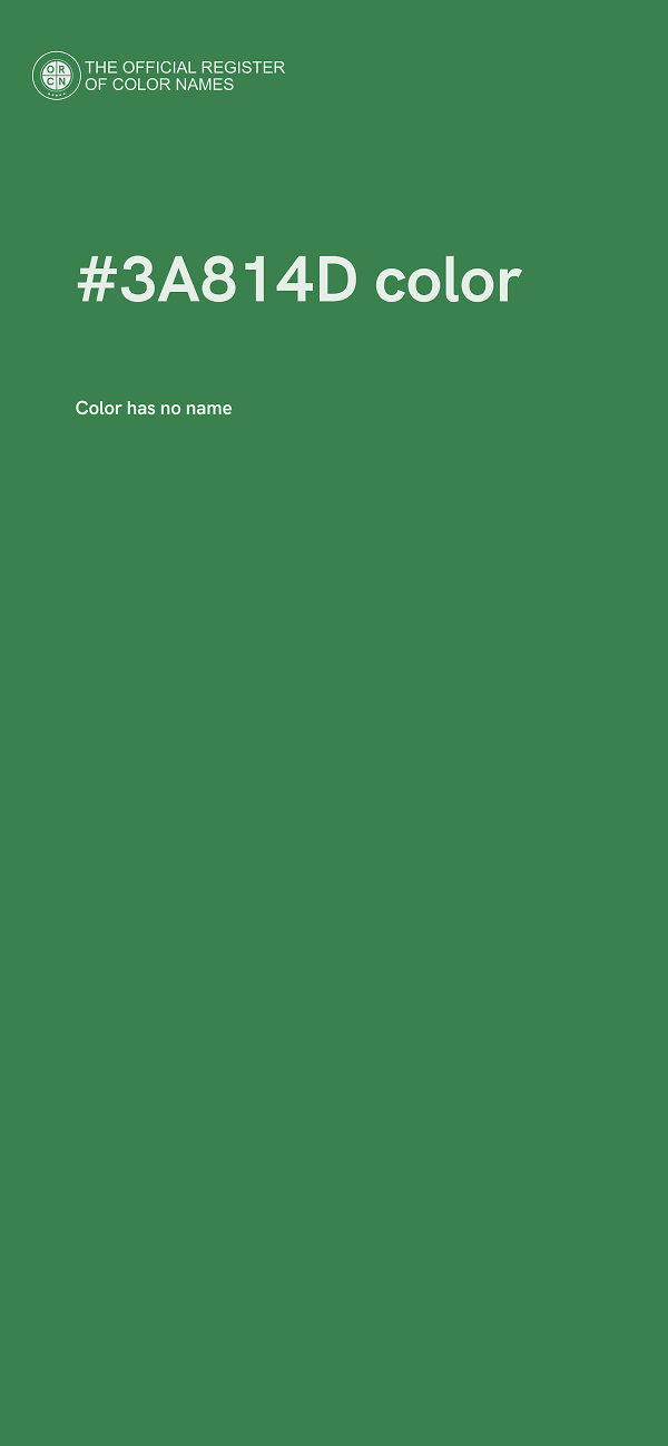 #3A814D color image
