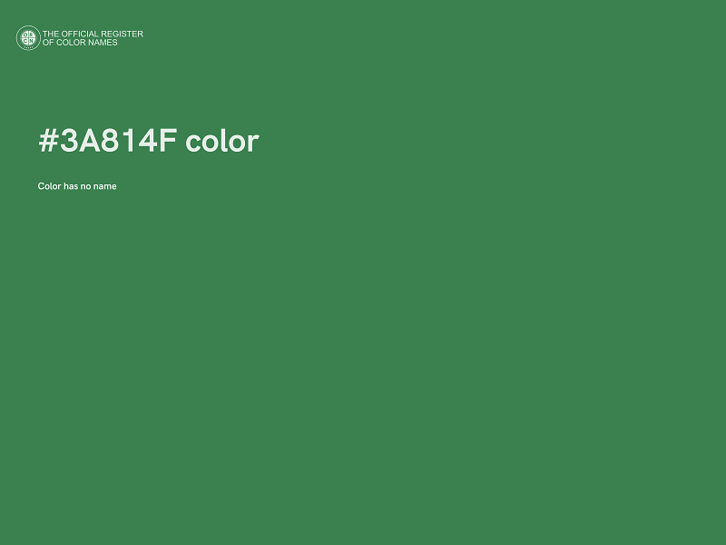 #3A814F color image