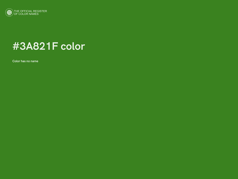 #3A821F color image