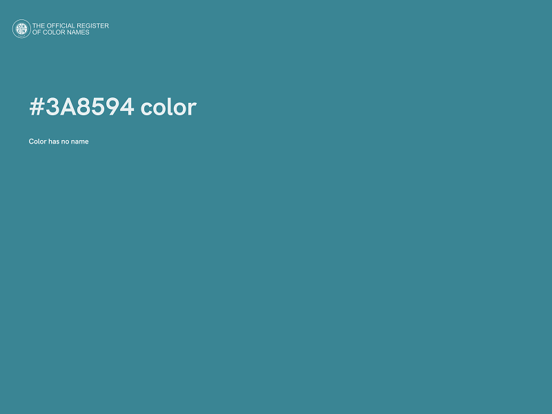 #3A8594 color image