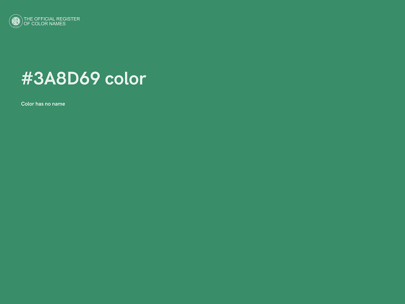 #3A8D69 color image