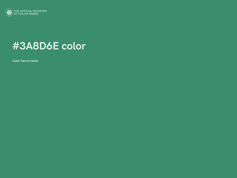 #3A8D6E color image