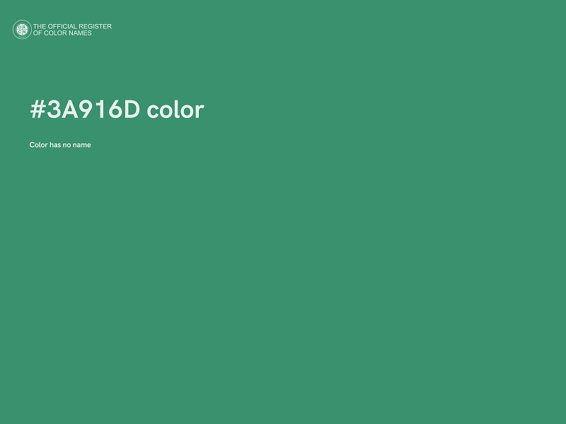 #3A916D color image