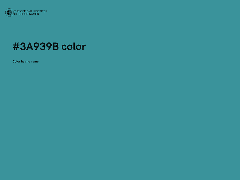 #3A939B color image