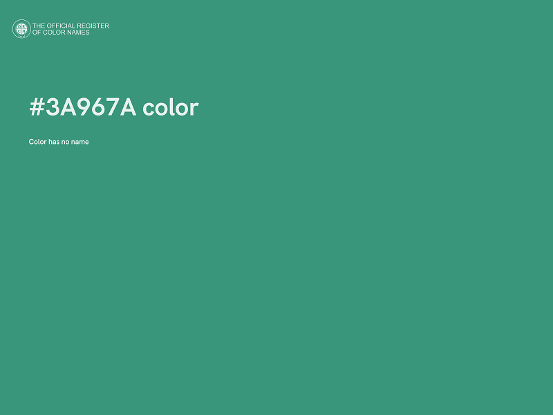 #3A967A color image