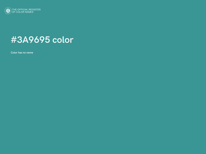 #3A9695 color image