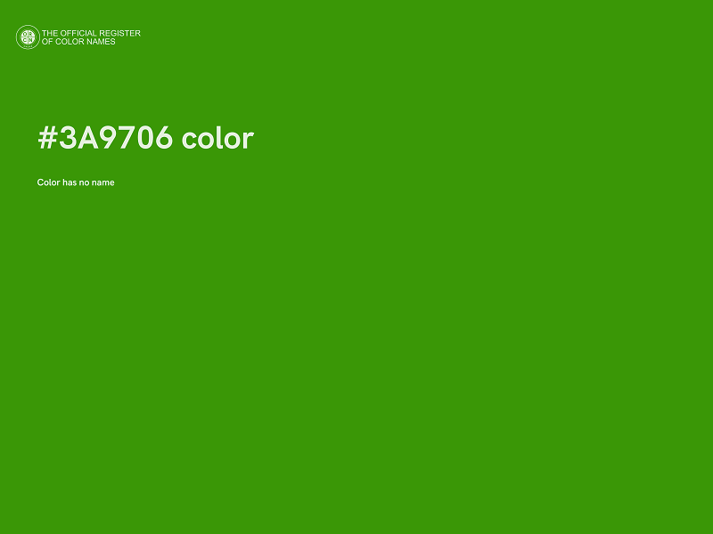 #3A9706 color image