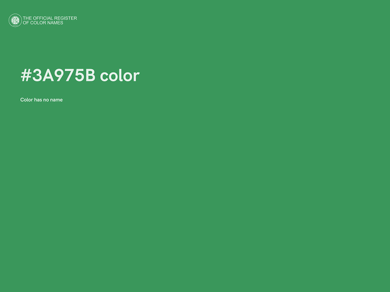 #3A975B color image