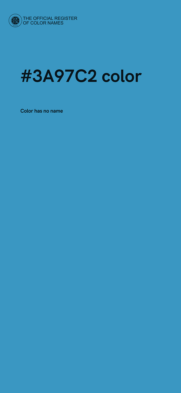 #3A97C2 color image