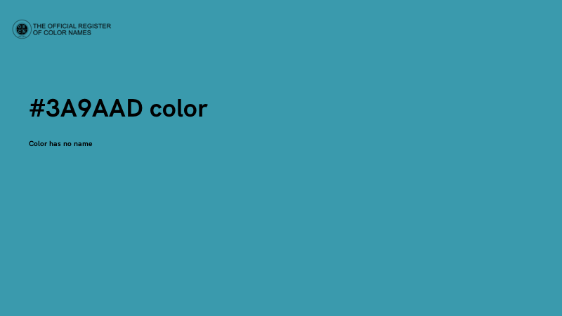#3A9AAD color image
