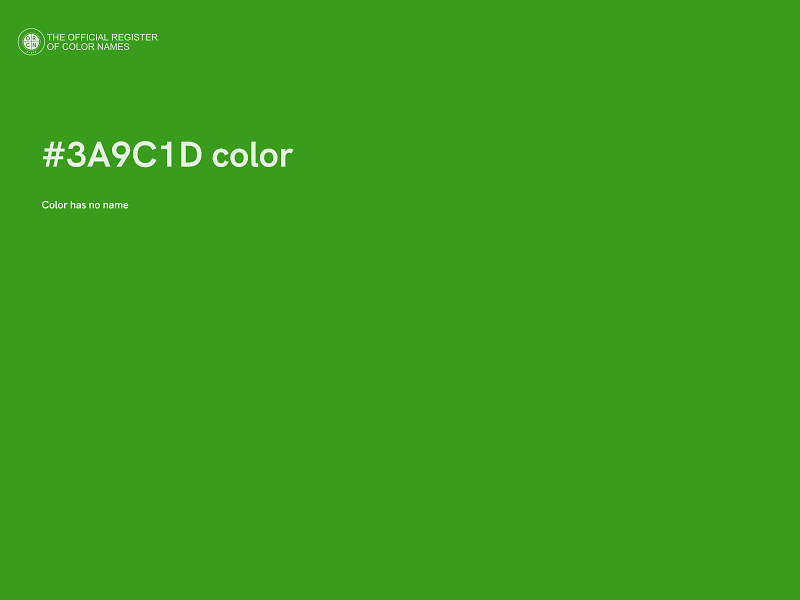 #3A9C1D color image